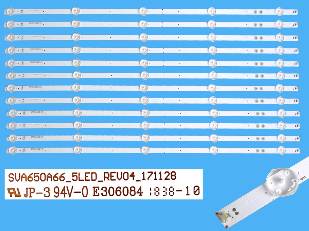 LED podsvit 655mm sada LG SVA650A66 celkem 12 pásků / DLED TOTAL ARRAY SVA650A66_5LED_Rev04_171128
