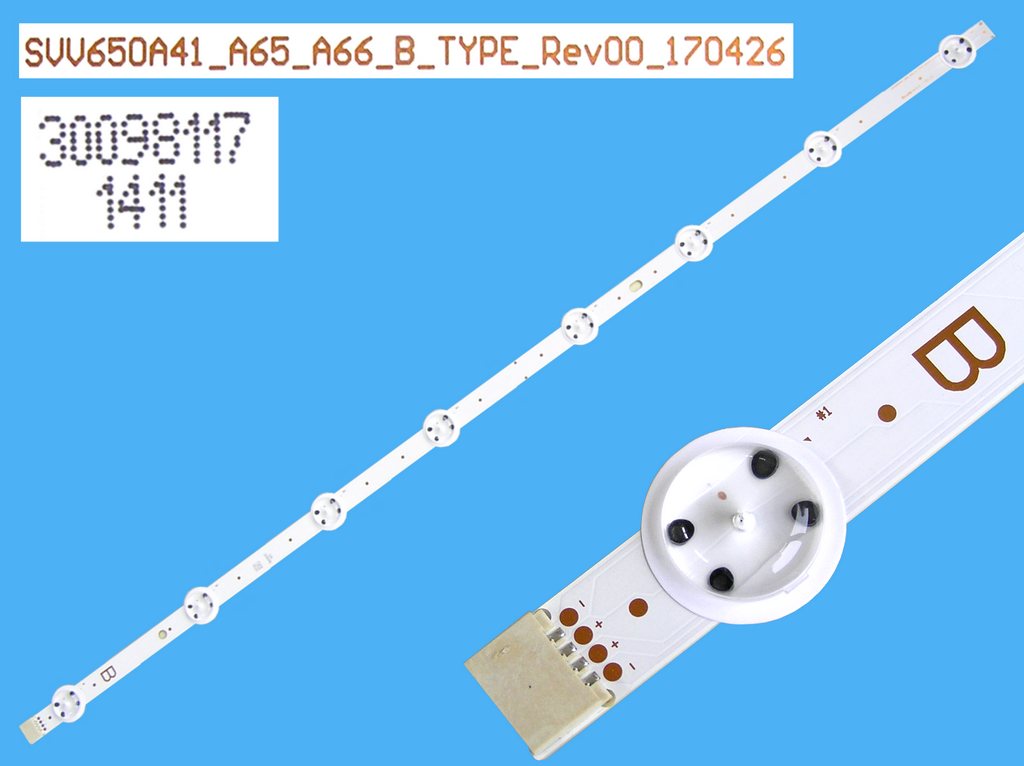 LED podsvit 707mm, 8LED / DLED Backlight 707mm - 8DLED  SVV650A41_A65_A66_B_Type_Rev00_170426 / 30098117