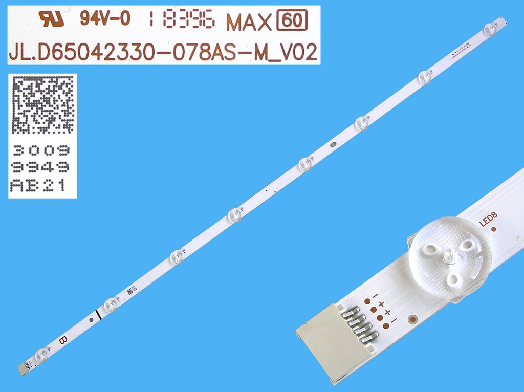 LED podsvit 707mm, 8LED / LED Backlight 707mm - 8DLED, 30099949, JL.D65042330-078AS-M_V02  B-Type