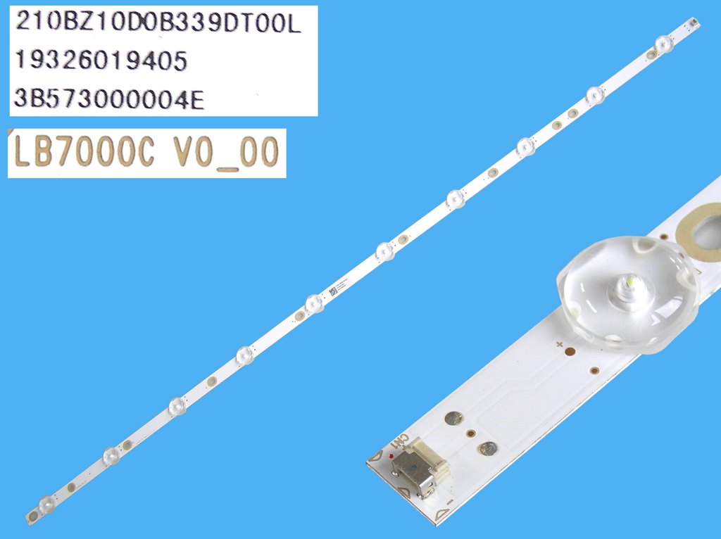 LED podsvit 770mm, 10LED  / LED Backlight 770mm - 10 D-LED LB7000C V0_00 / 210BZ10D0B339DT00L