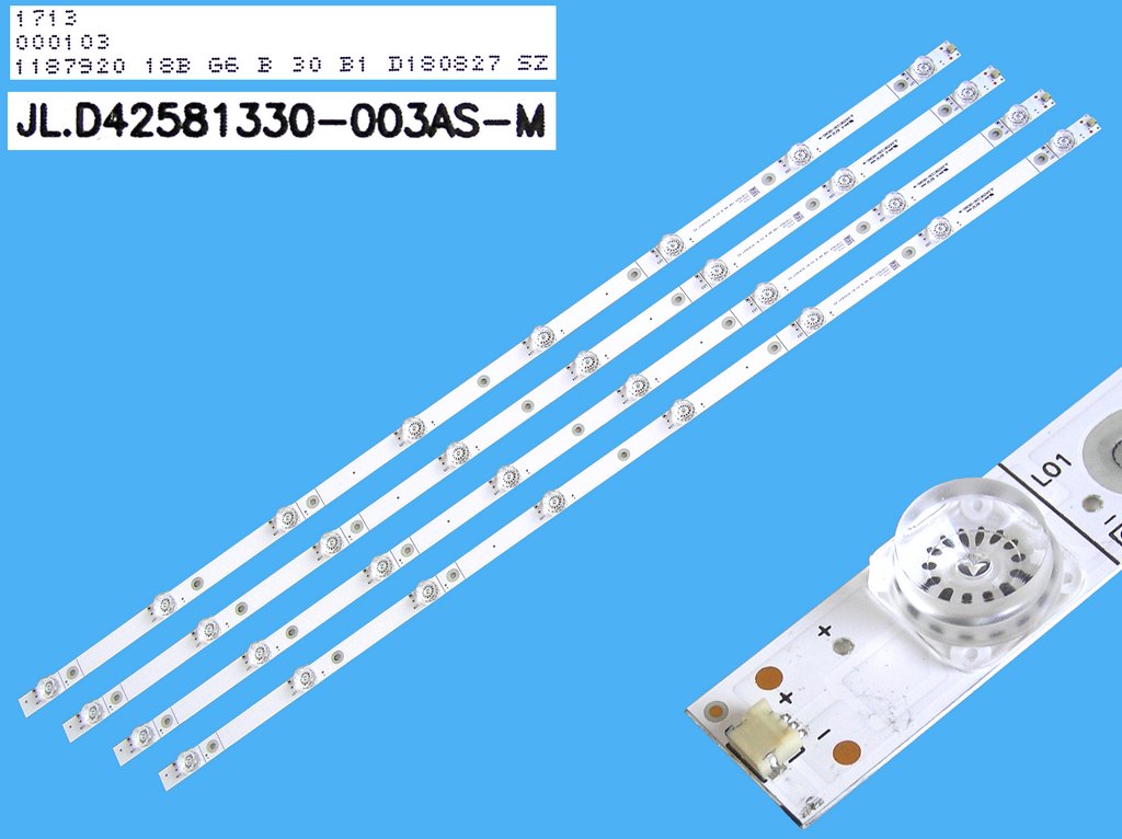 LED podsvit 780mm sada Hisense D42581330 celkem 4 kusy / LED Backlight 780mm  JL.D42581330-003AS-M