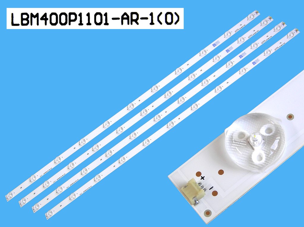 LED podsvit 795mm sada Hisense LBM400P1101AR10 celkem 4 pásky / LED Backlight - 11 D-LED  LBM400P1101-AR-1 
