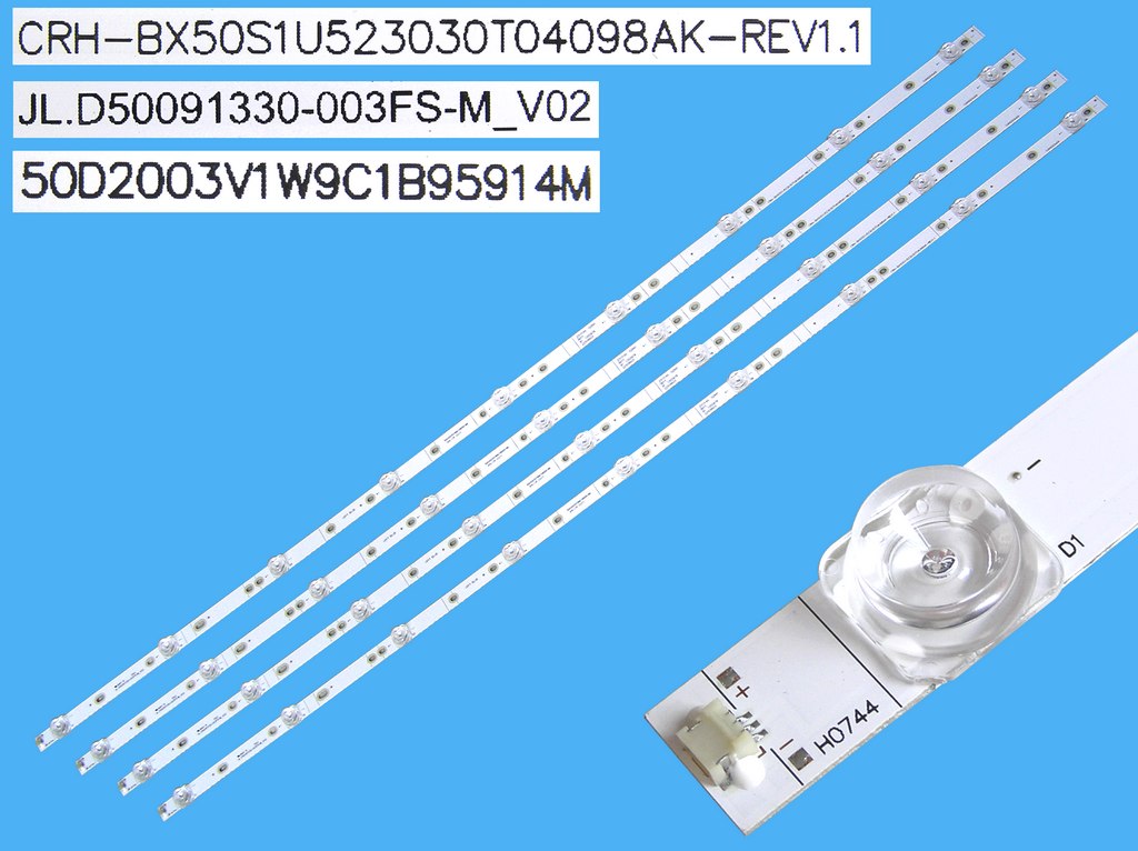 LED podsvit 960mm sada Hisense SVH500AA9 celkem 4 kusy / LED Backlight JL.D50091330-003FS-M:V02, CRH-BX50S1U523030T04098AK / 50D2003V1W9C1B95914M