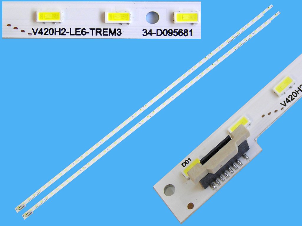 LED podsvit EDGE 525mm sada Panasonic celkem 2 kusy / LED Backlight edge 525mm 2x48 LED  V420H2-LE6-TREM3  34-D095681