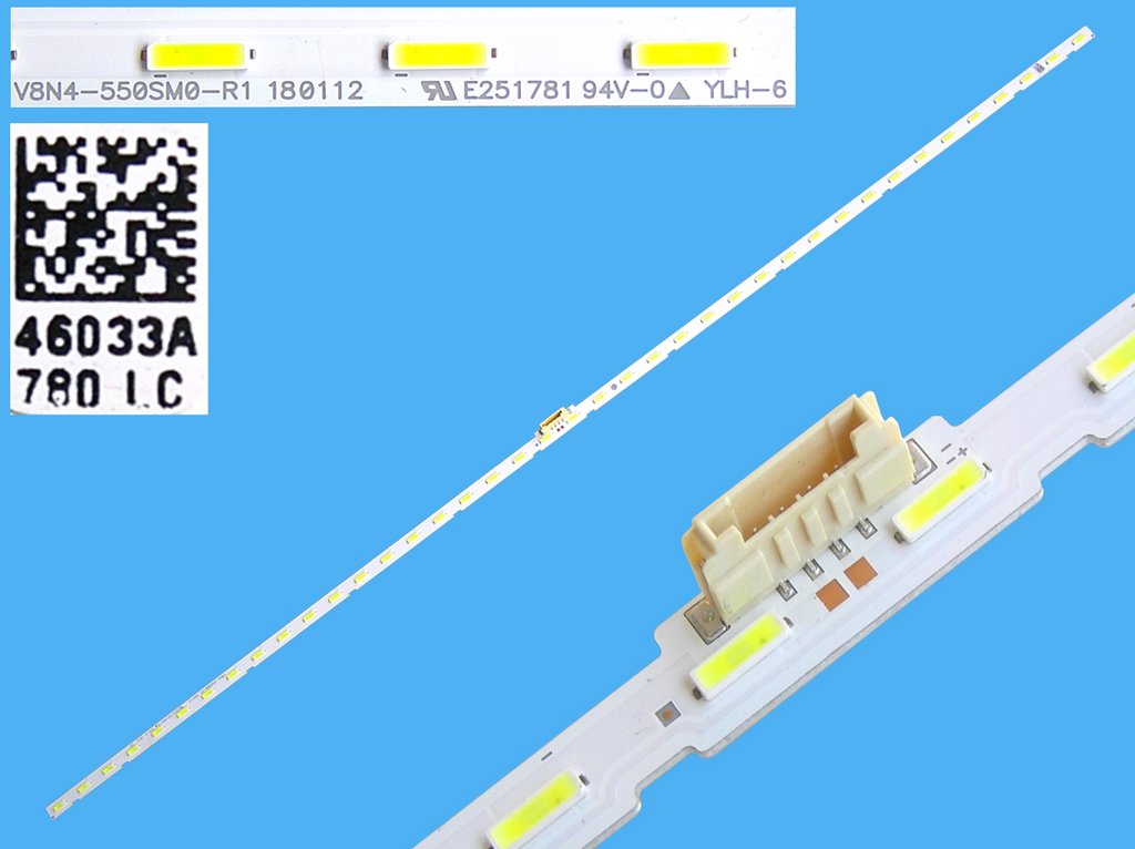 LED podsvit EDGE 597mm originál / LED Backlight edge 597mm - 40 LED  BN96-46033A / V8N4-550SM0-R1 180112