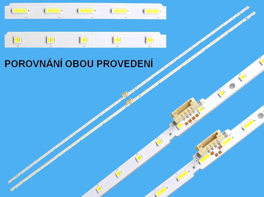 LED podsvit EDGE 706mm / LED Backlight edge 706mm - 54 LED  BN96-45635A -  LED3030 /  L1-NU7.1/7.3-F5-CDM-S27(2)-R1.3-S1C 100 LM41-00614A