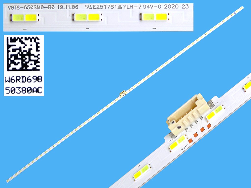 LED podsvit EDGE 707mm / LED Backlight edge 707mm - 54 LED  BN96-50380A /  V0T8-650SM0-R0 / BN9650380AC