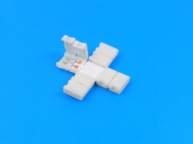 LED spojka X pro propojení LED pásů šíře  8mm