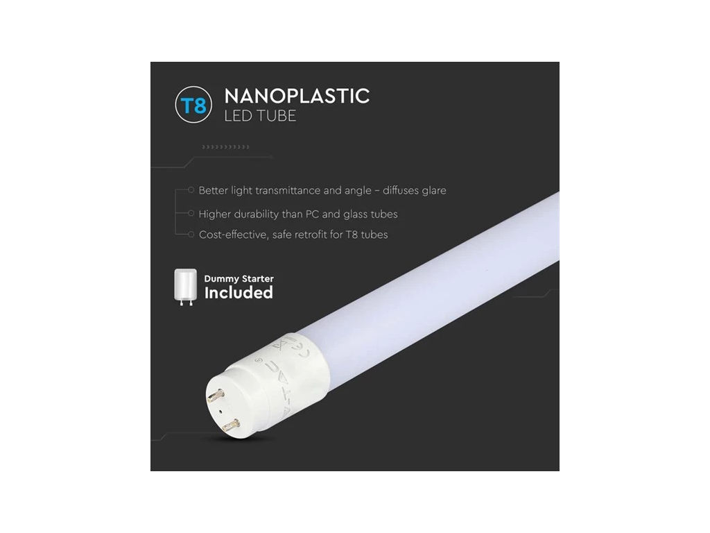 LED zářivka lineární T8 20W 2100lm 6500K 150cm V-TAC VT-1577