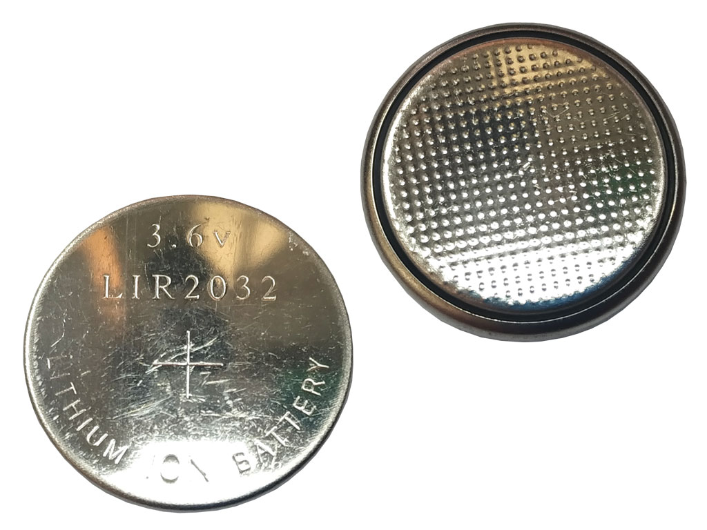 LiR2032 Baterie liion nabíjecí 3,6V / 40mAh  Li-ion ML2032