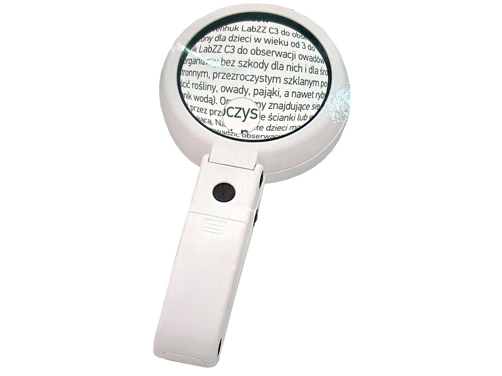 Lupa ruční se stojánkem a osvětlením 8 LED FS75RC, zvětšení 5x a 11x