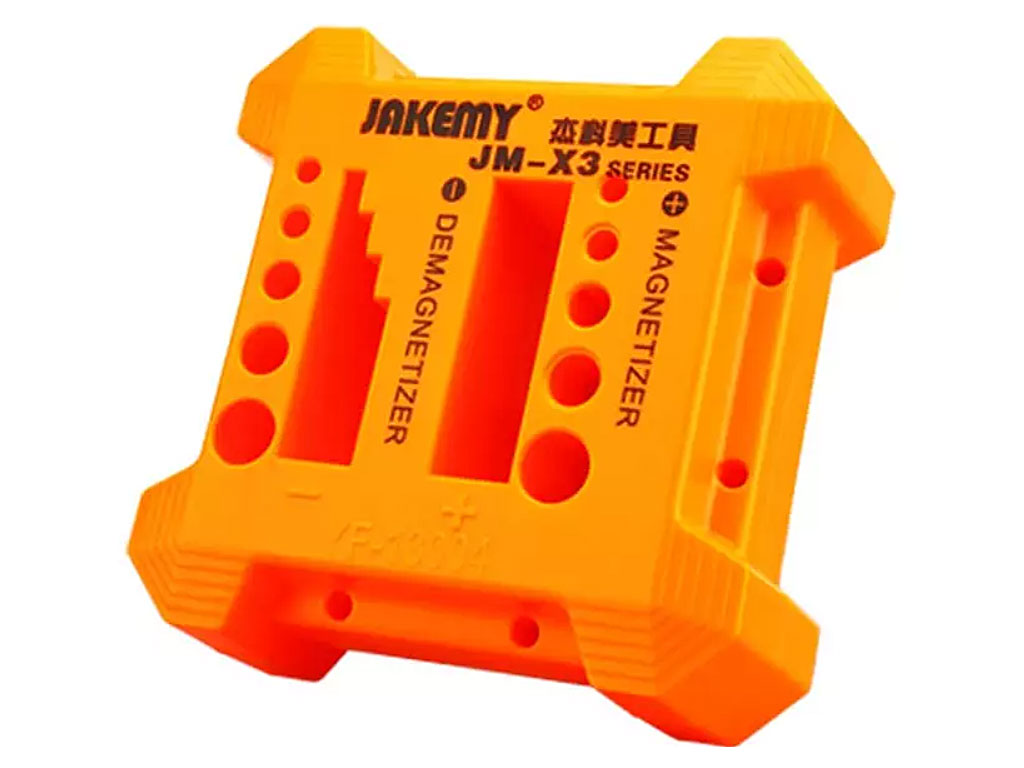 Magnetizér a demagnetizér na šroubováky a bity JAKEMY JM-X3 5–11 mm