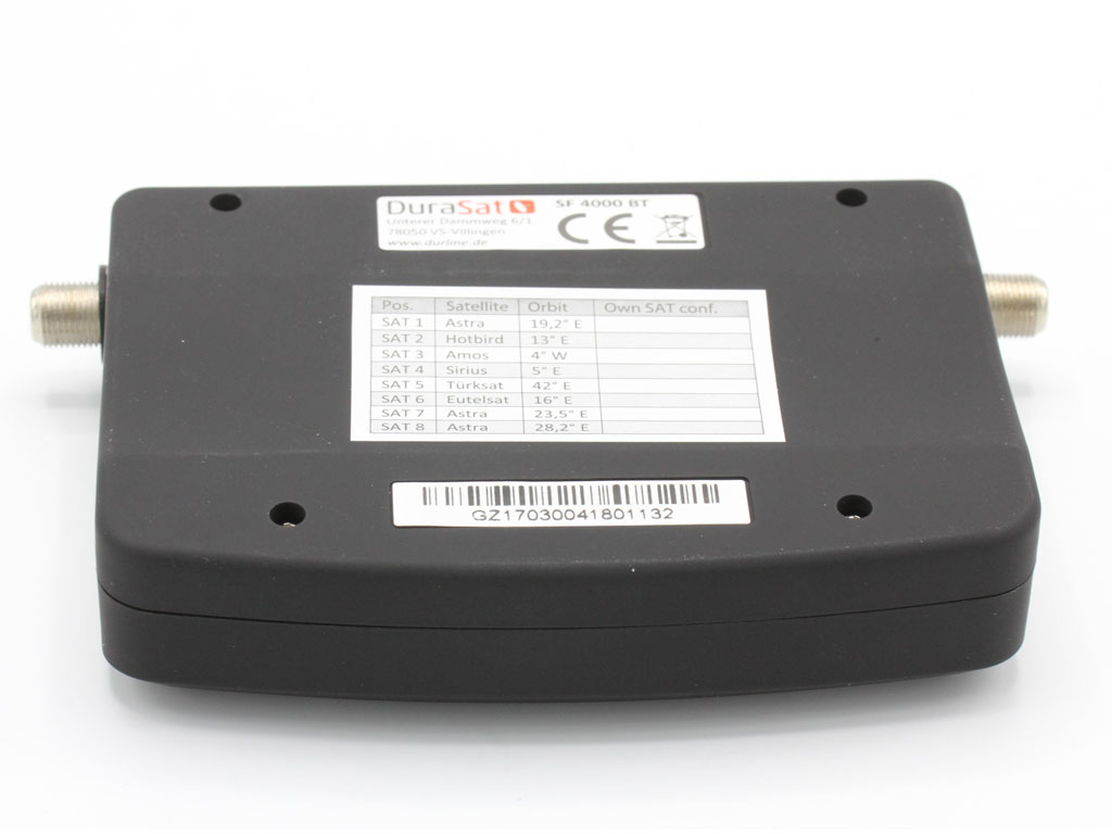 Měřicí přístroj, vyhledávač satelitního signálu s Bluetooth SF 4000 BT