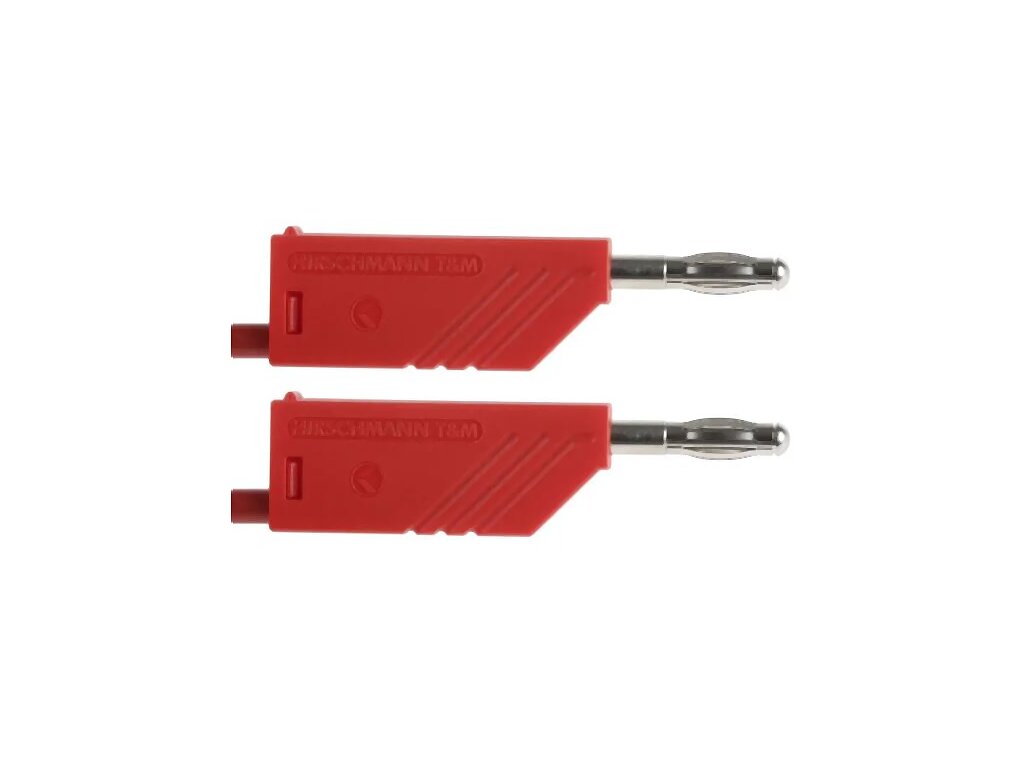 Měřicí šňůra banánek - banánek - rudá / 10A ML100 HIRSCHMANN 934062101 