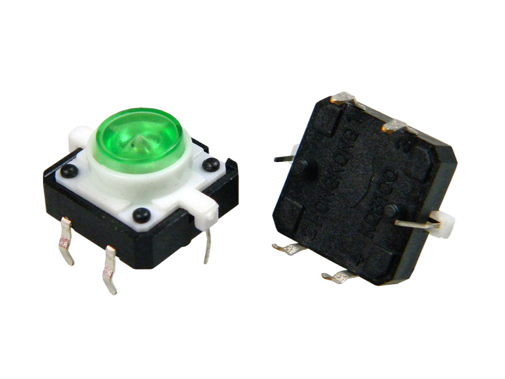 Mikrospínač do plošného spoje TACT-24N-F-IG 