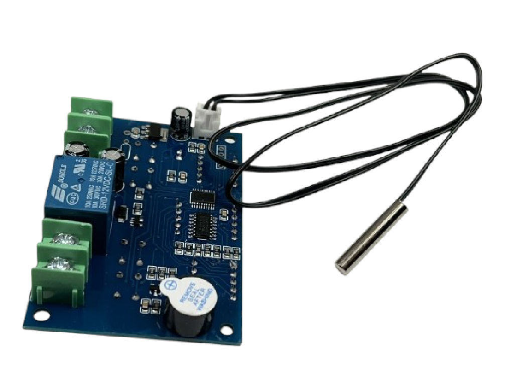 Modul digitální termostat W1401 panelový -9°C  /  +99°C napájení 12V
