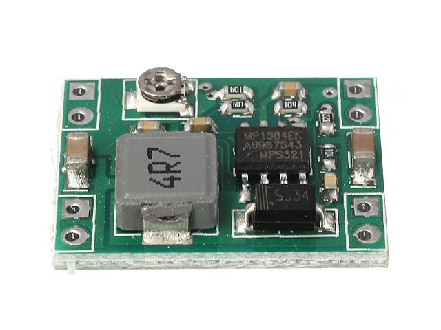 Modul nastavitelného zdroje  STEP-DOWN 0,9 - 20V / 1A (2A)  mini, univerzální použití