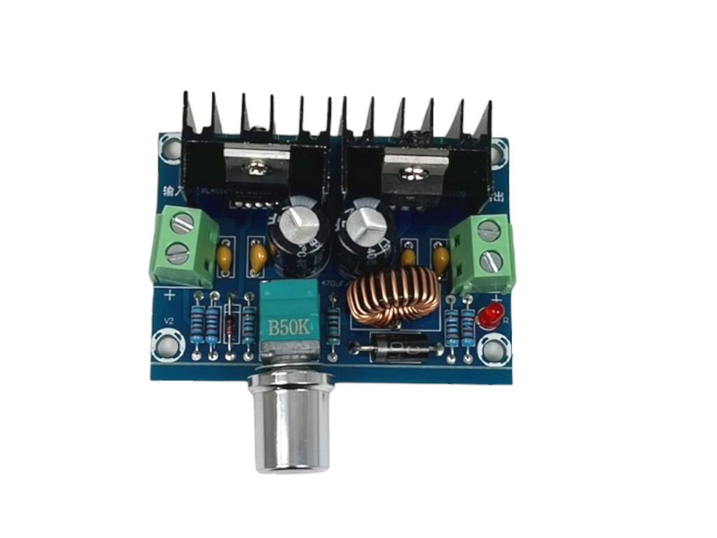 Modul nastavitelného zdroje STEP-DOWN 1.25 - 36V / 5A (8A), univerzální použití