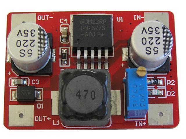 Modul nastavitelného zdroje  STEP-UP 4 - 30V /   univerzální použití