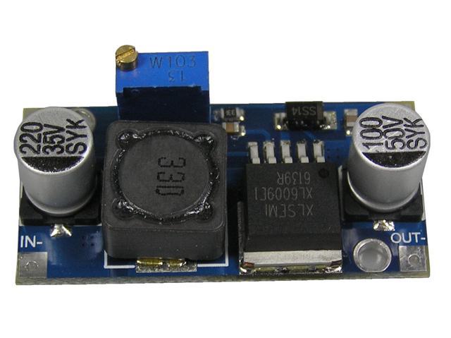 Modul nastavitelného zdroje  STEP UP 5 - 37V / 1,5A (3A), XL6009  univerzální použití