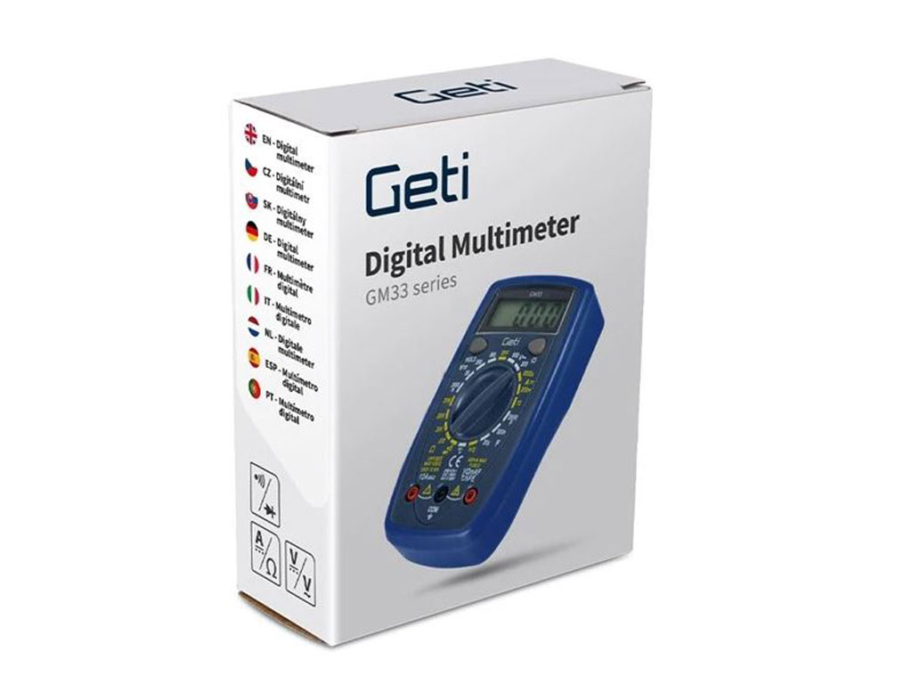 Multimetr GETI GM33C