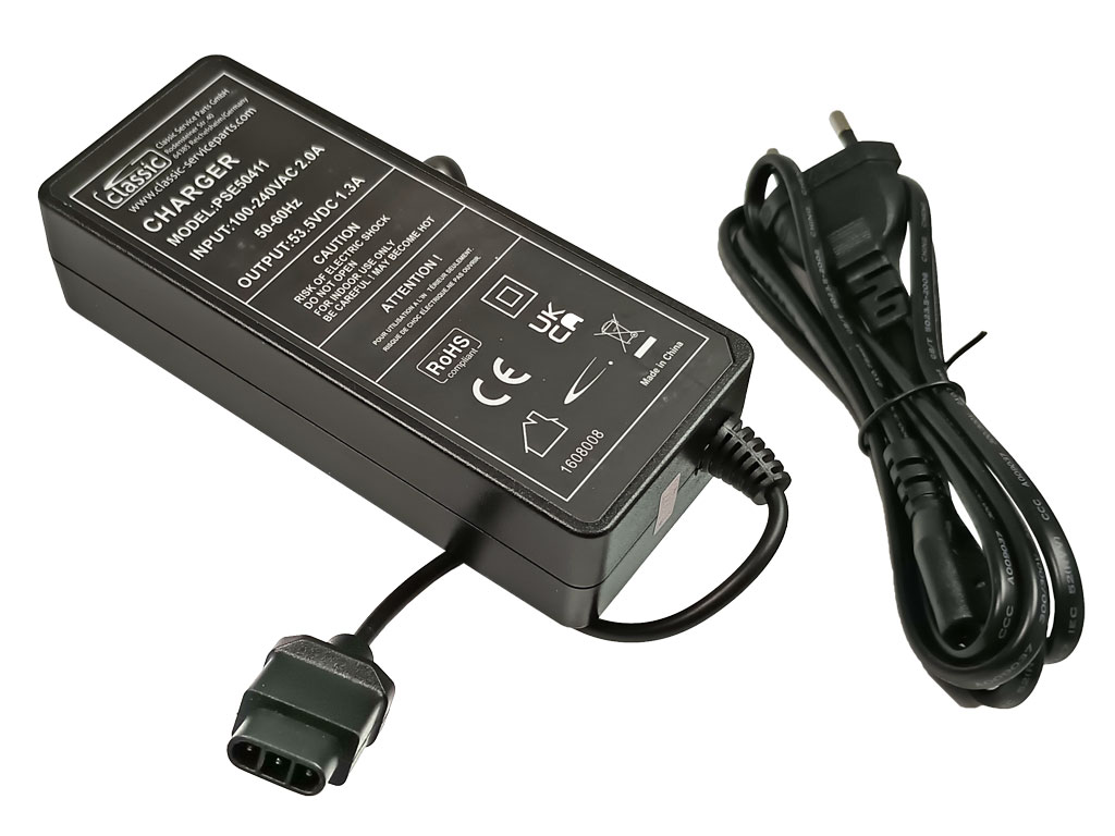 Nabíječka pro elektrickou koloběžku, skůtr NIU 53.5V / 1.3A PSE50411 EU