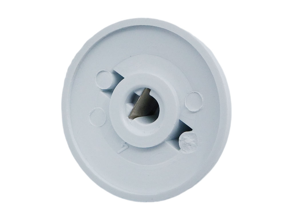 Náhradní knoflík ke sporáku Mora 4250, ovládací knoflík přepínání plotny, bílý  