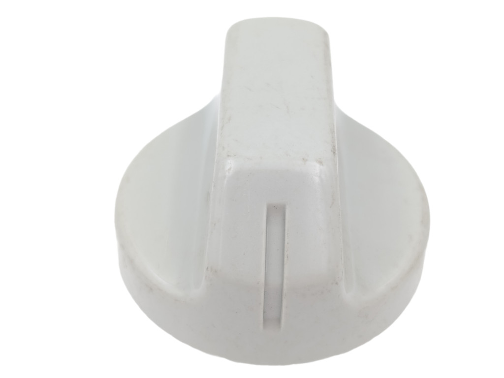 Náhradní knoflík ke sporáku, univerzální ovládací knoflík šedý, oientace ukazatele k hřídely D-