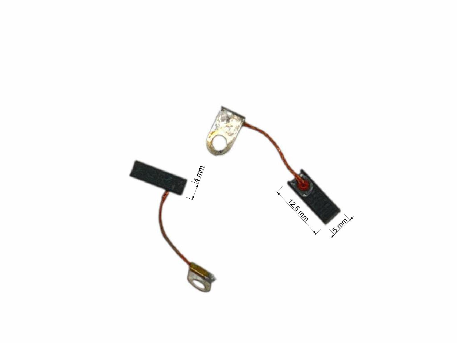 Náhradní uhlíky pro Narex 2ks, 4 x 5 x 12,5 mm, EZ004 uhlíky elektromotoru ručního nářadí