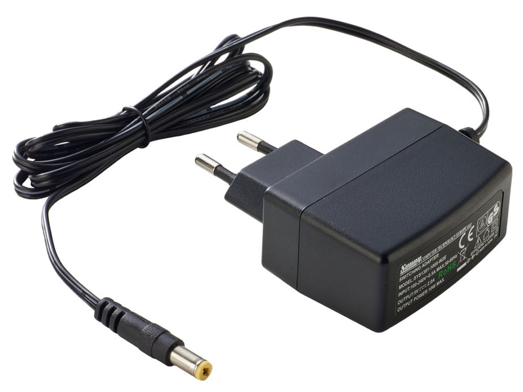 Napaječ univerzální impulzní  7.5V / 1.6A, konektor 5.5x2.1mm