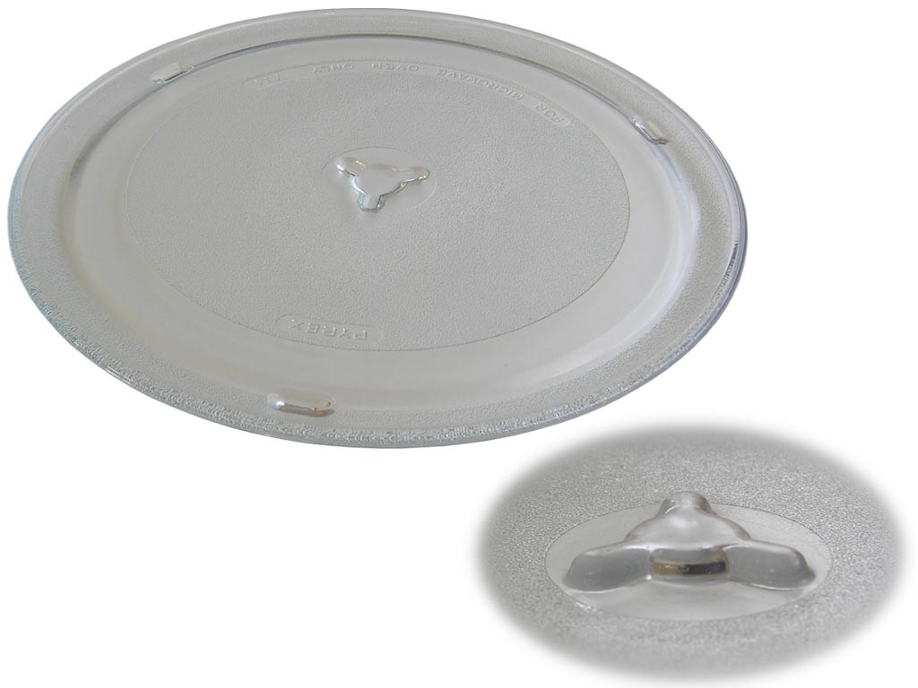 Otočný skleněný talíř do mikrovlnné trouby, průměr 260mm