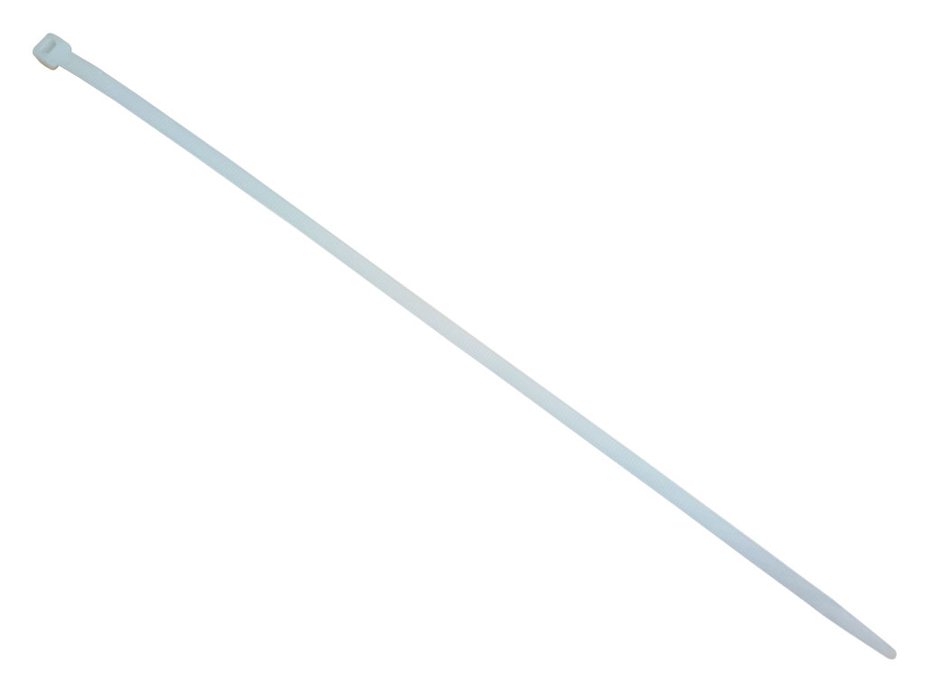 Pásek stahovací zdrhovací 450mm bílý, 1ks