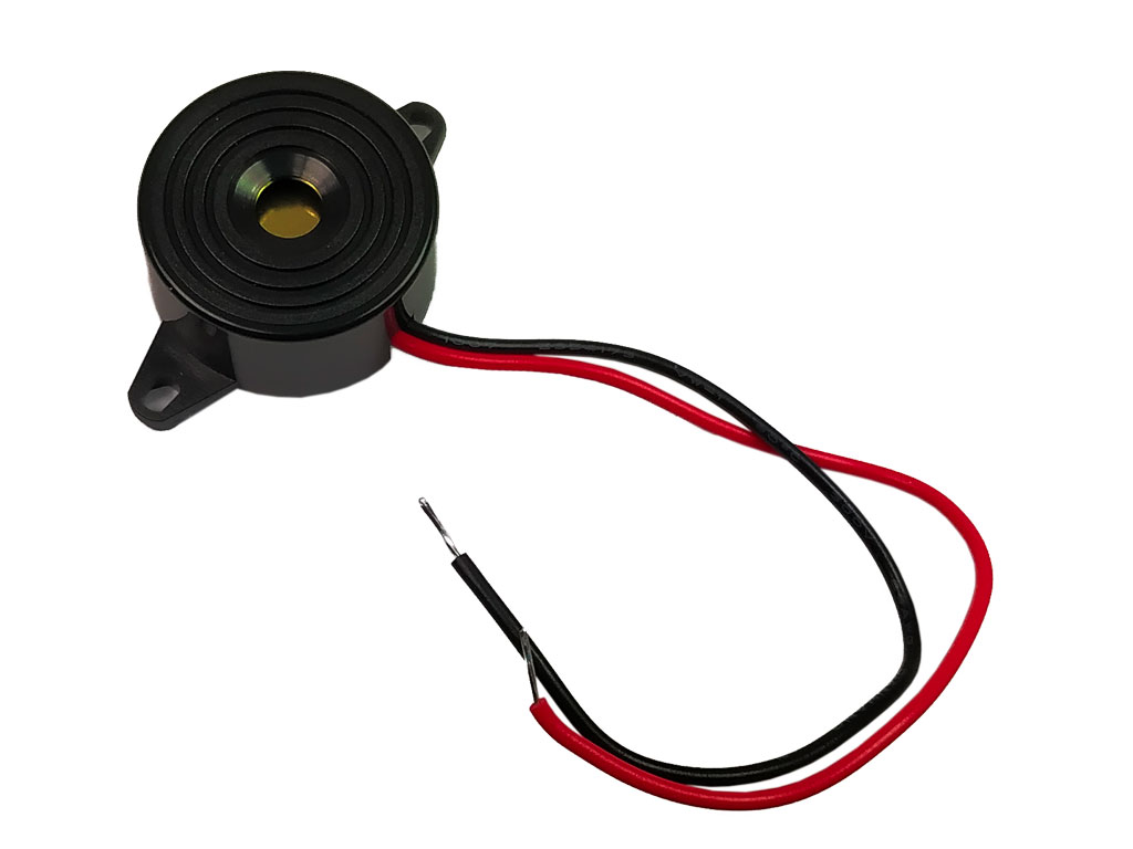 Piezo PEB 33 - 3,3kHz,1,5-24V DC, trvalý tón, piezoelektrický měnič s generátorem 