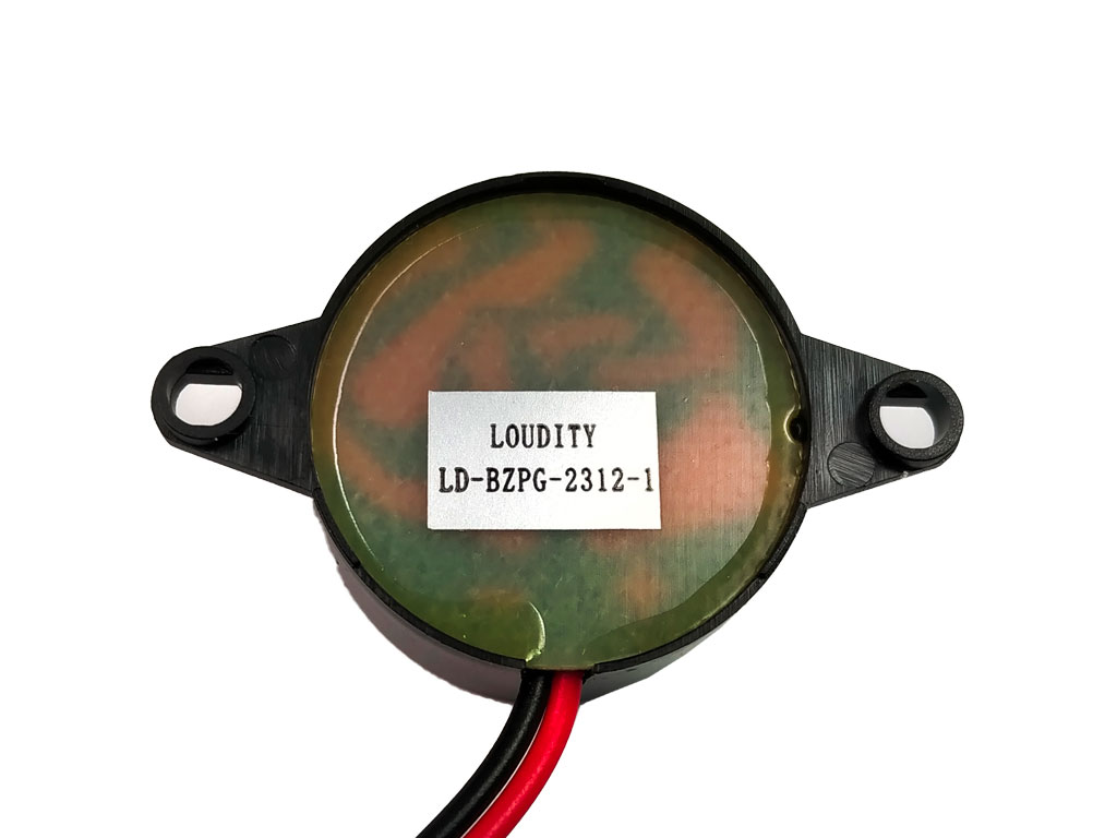 Piezo PEB 33 - 3,3kHz,1,5-24V DC, trvalý tón, piezoelektrický měnič s generátorem 