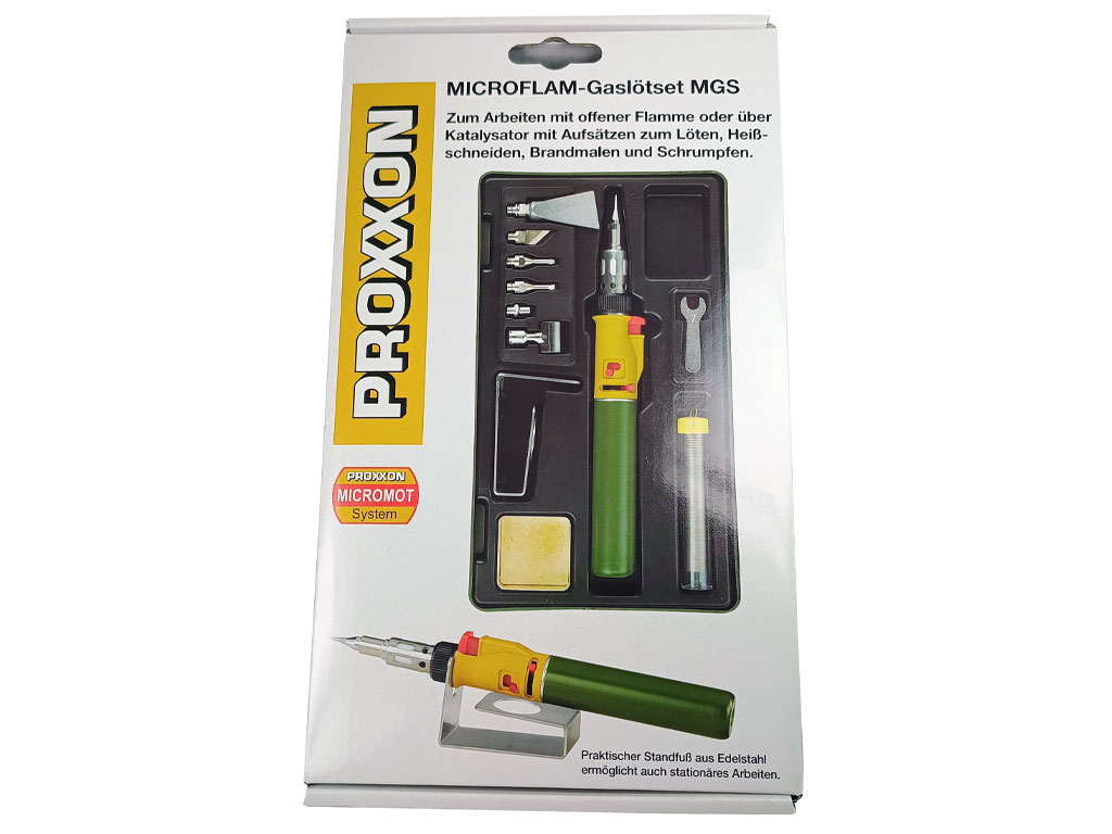 Plynová páječka s regulací Proxxon Micromot MICROFLAM MGS, sada