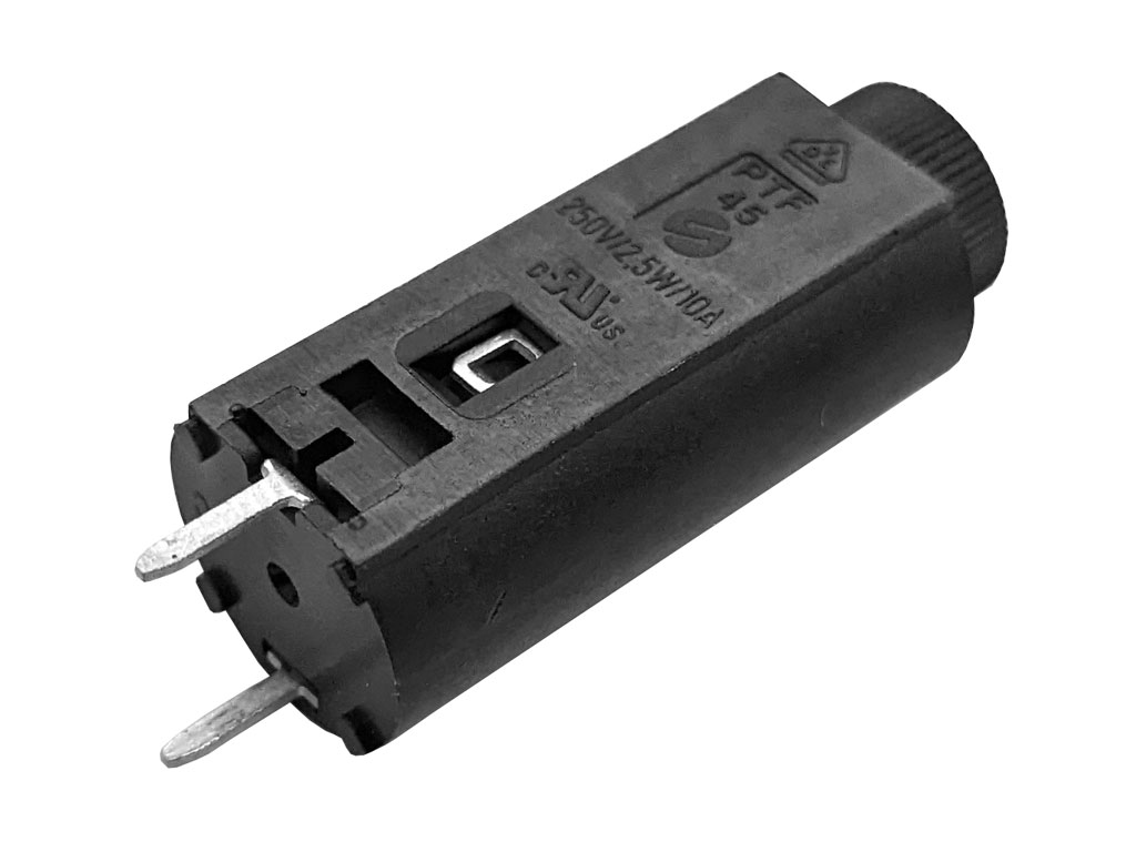 Pojistkový držák do PCB, stojatý, pro pojistku 5x20mm