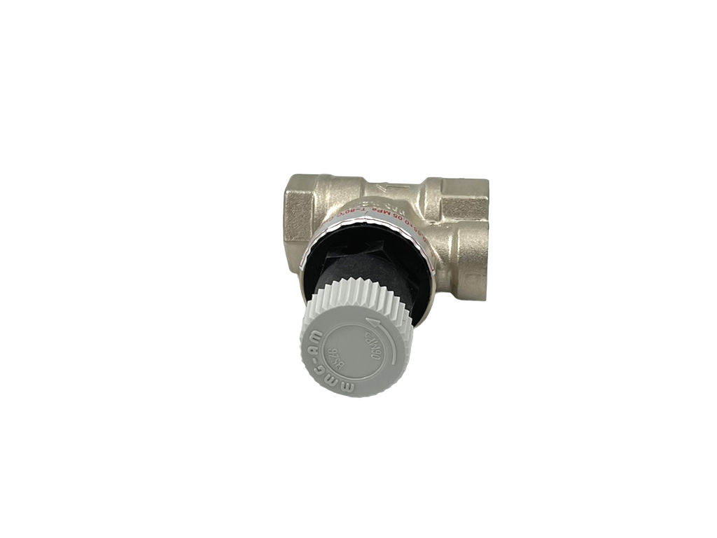 Pojistný ventil 1/2" 6 bar, vnitřní - vnitřní závit, 55mm délka