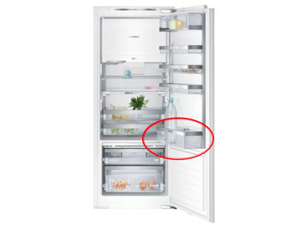 Police dveří lednice, lahvová podpora BOSCH / SIEMENS 00677017