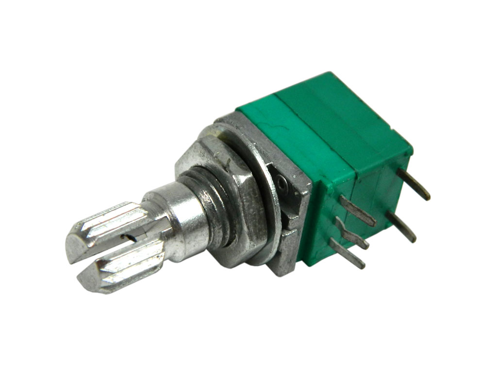 Potenciometr mono otočný 50k / B č.49 s vypínačem