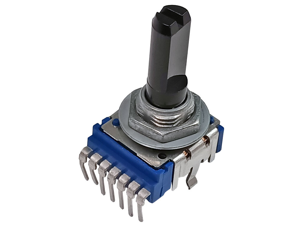 Potenciometr stereo otočný 10k / A 