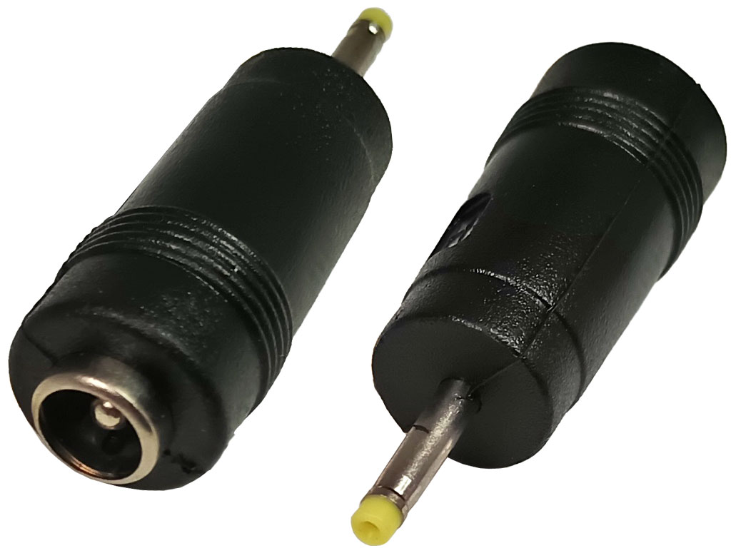 Přechodka napájecí konektor HSWA 5.5 x 2.1 mm na 2.35 x 0.8 mm