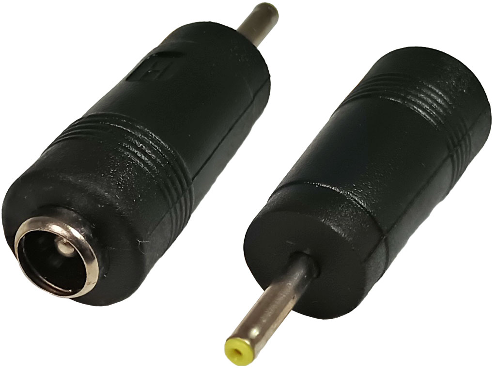 Přechodka napájecí konektor HSWA 5.5 x 2.1 mm na 2.5 x 0.7 mm