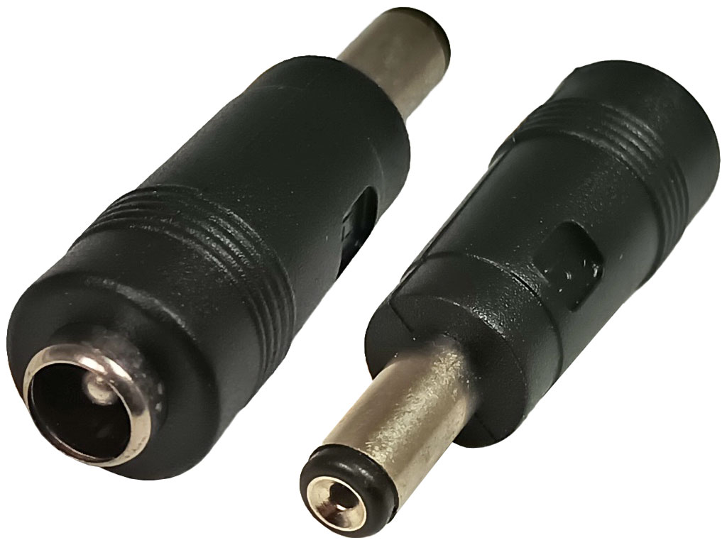 Přechodka napájecí konektor HSWA 5.5 x 2.1 mm na 5.5 x 1.5 mm