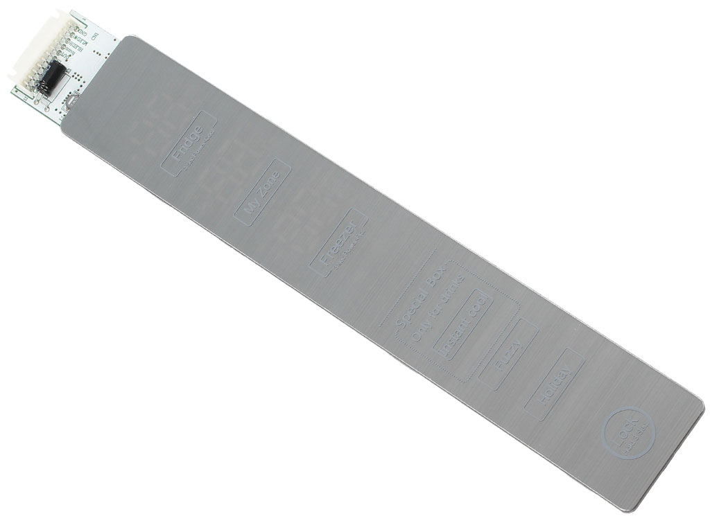 Přední panel, displej chladničky 49046236 HAIER