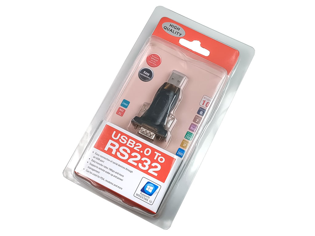PremiumCord USB 2.0 - RS232 převodník krátký