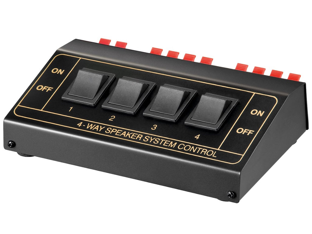 Přepínač čtyř párů reprosoustav  EDC 2-0845