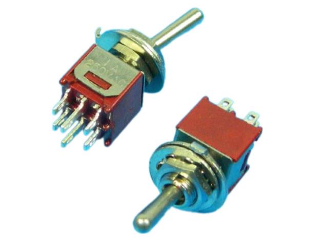 Přepínač páčkový - 2 polohy ON-ON    TSSM2022A1 