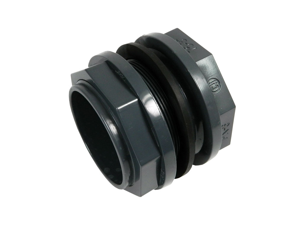 Průchodka stěnou PVC    D 50 x 63 x 2 1/4"