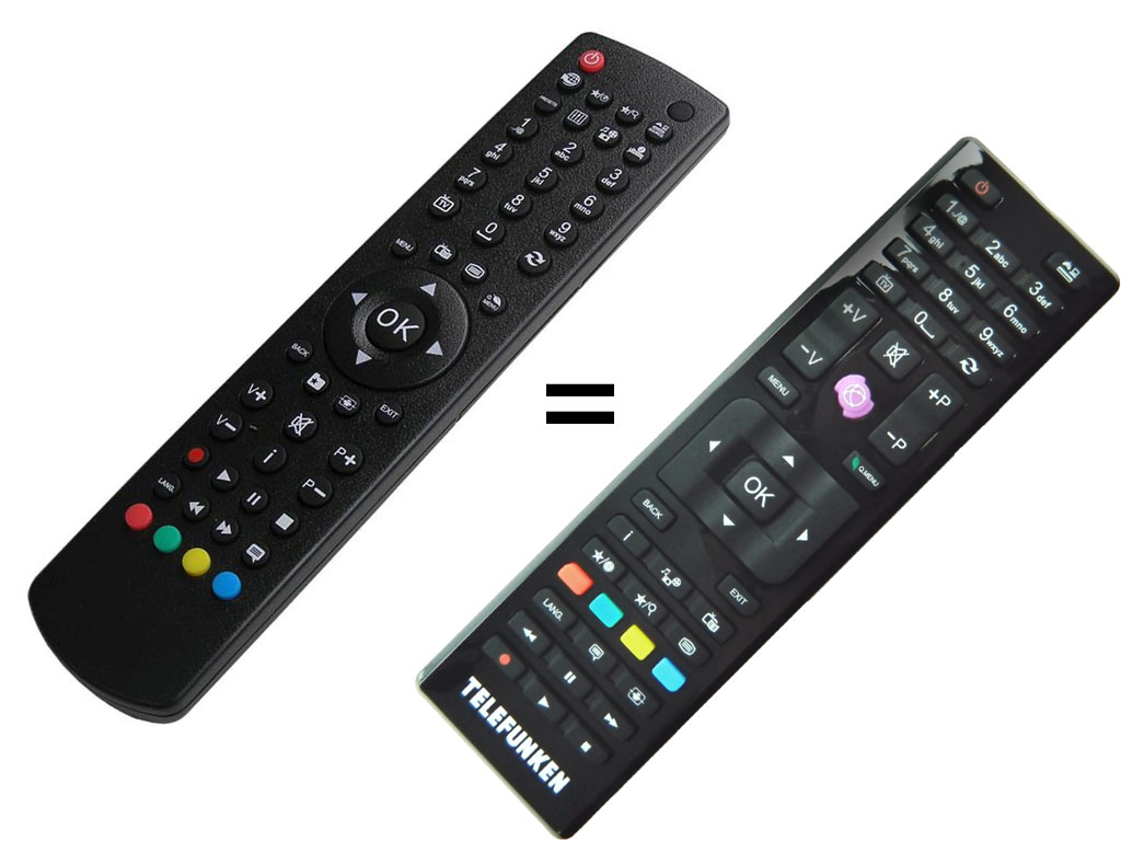 RC1912 Dálkový ovladač VESTEL originální 23103005   Black - černý přímá náhrada RC4870