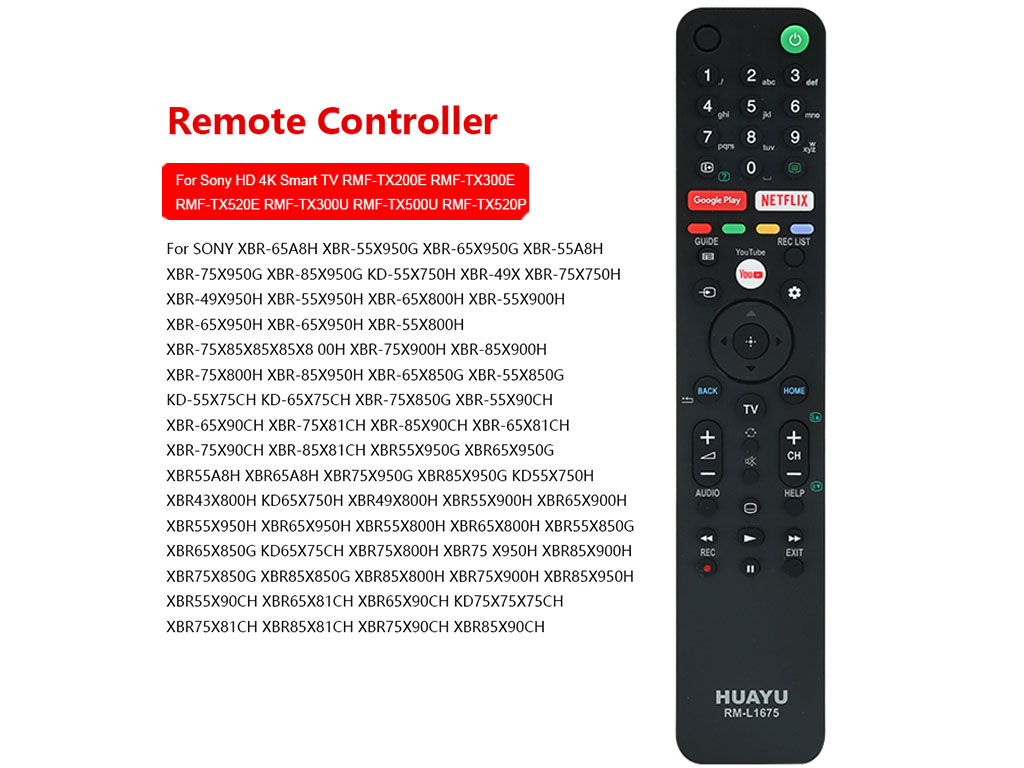 RM-L1690 Dálkový ovladač HUAYU univerzální pro značku SONY